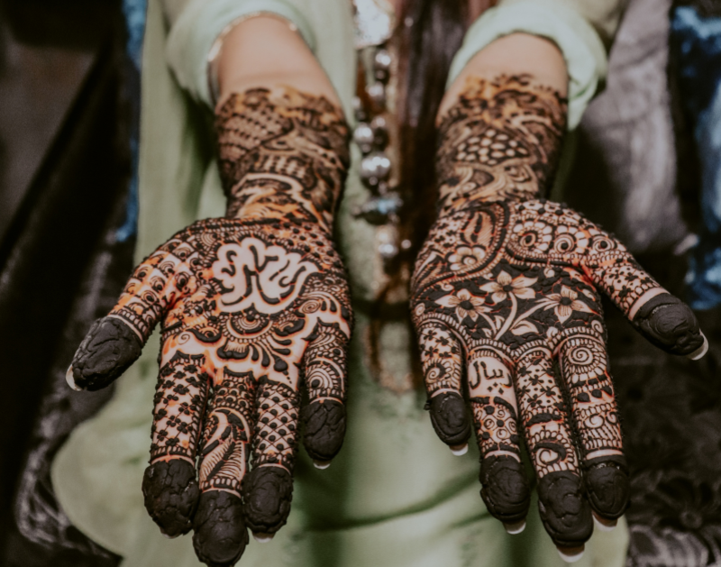 Individual henna art